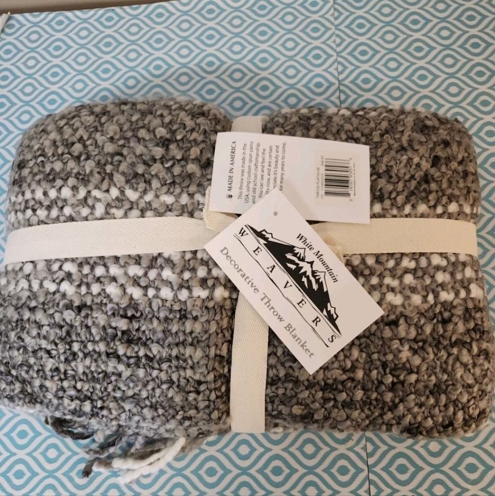 White Mountain Weavers Throw Blank New NWT